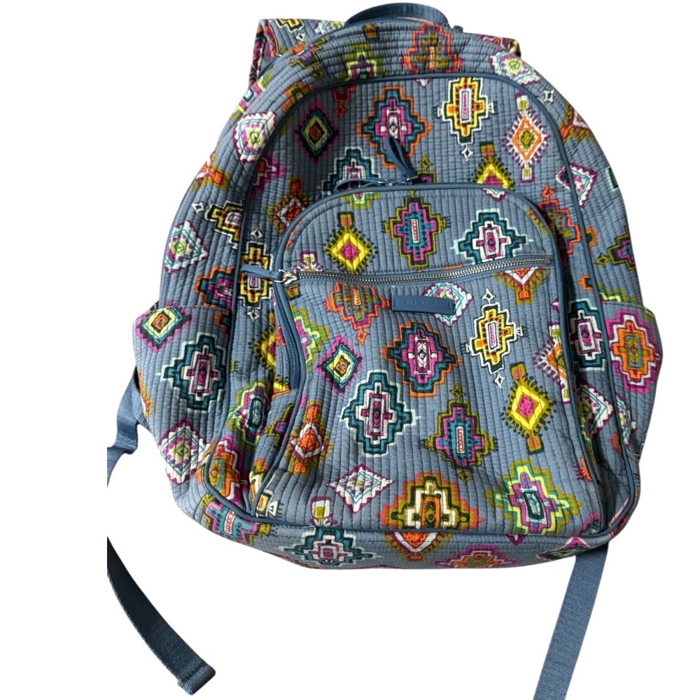 Vera Bradley Campus‎ Tech College School Laptop Backpack Painted Medallions